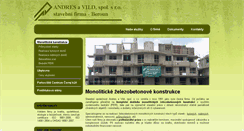 Desktop Screenshot of andres-vild.cz